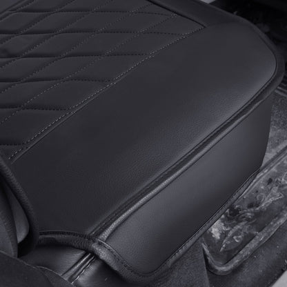 Ram 1500 Seat Covers Front and Back, Also Fit for Minority of The 2006-2020 Ram 2500 3500 Crew Cab& Quad Cab Pickup, with Faux Leather