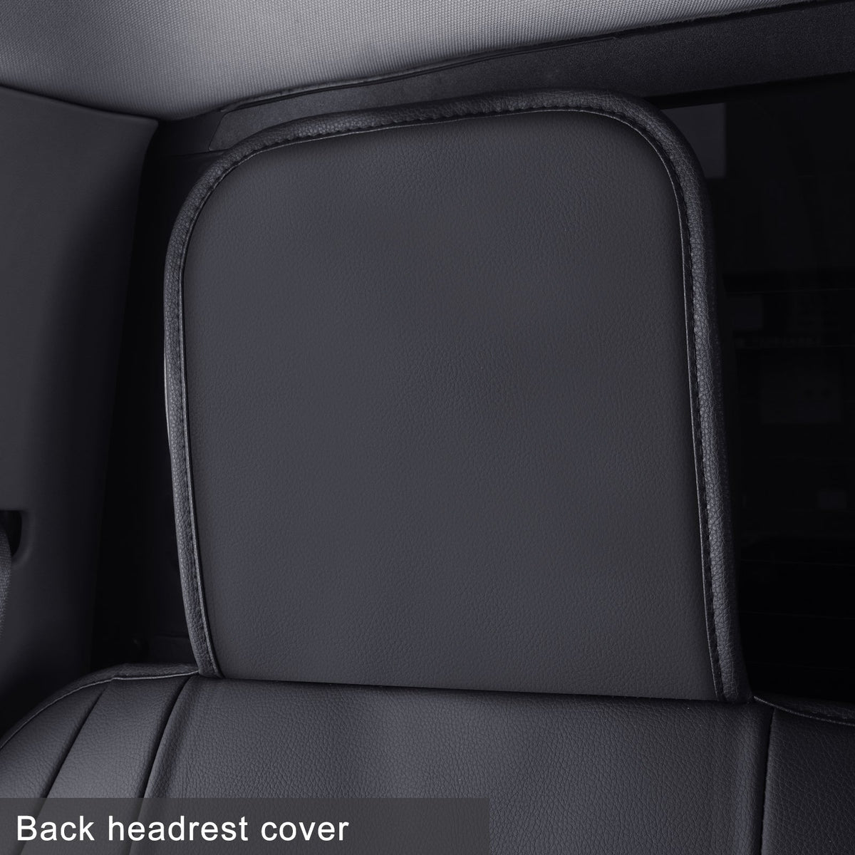 Ram 1500 Seat Covers Front and Back, Also Fit for Minority of The 2006-2020 Ram 2500 3500 Crew Cab& Quad Cab Pickup, with Faux Leather
