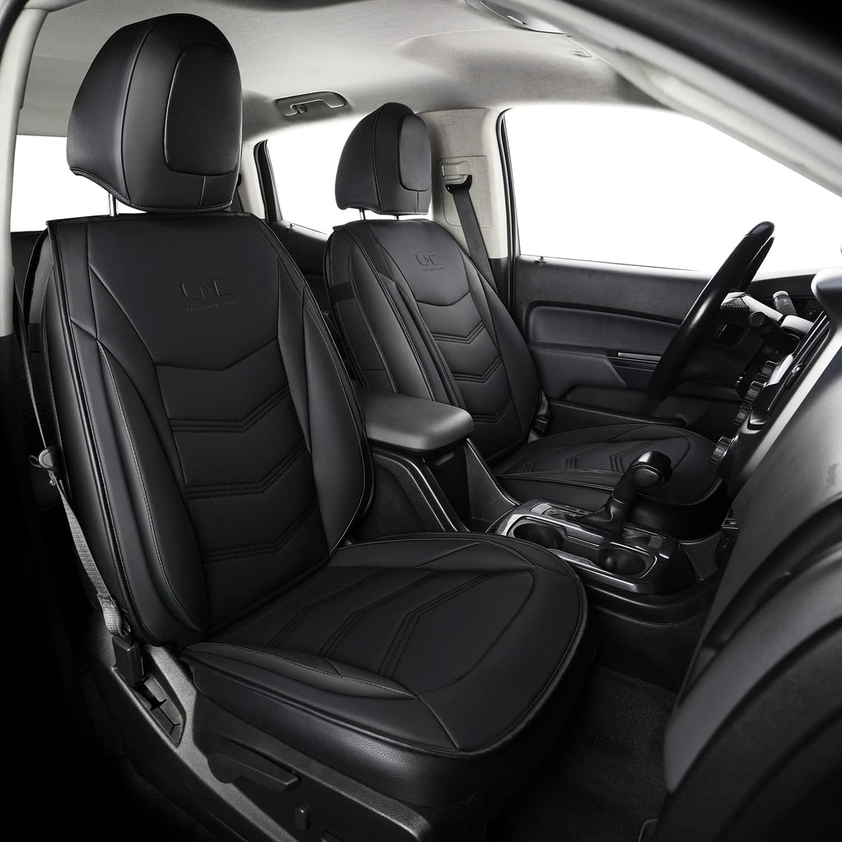 Colorado Seat Covers suitable for Chevrolet 2015-2022 Colorado Canyon cab Z71 LT ZR2 work truck and 2015-2024 GMC Canyon fully enclosed seat cover with waterproof faux leather