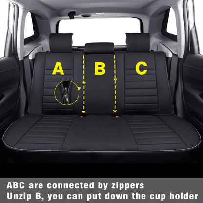 Subaru Forester Seat Covers Custom fit for 2014-2024 Outback and with Faux Leather Full Set Fit Premium Sport Wilderness Limited Touring Base with Waterproof