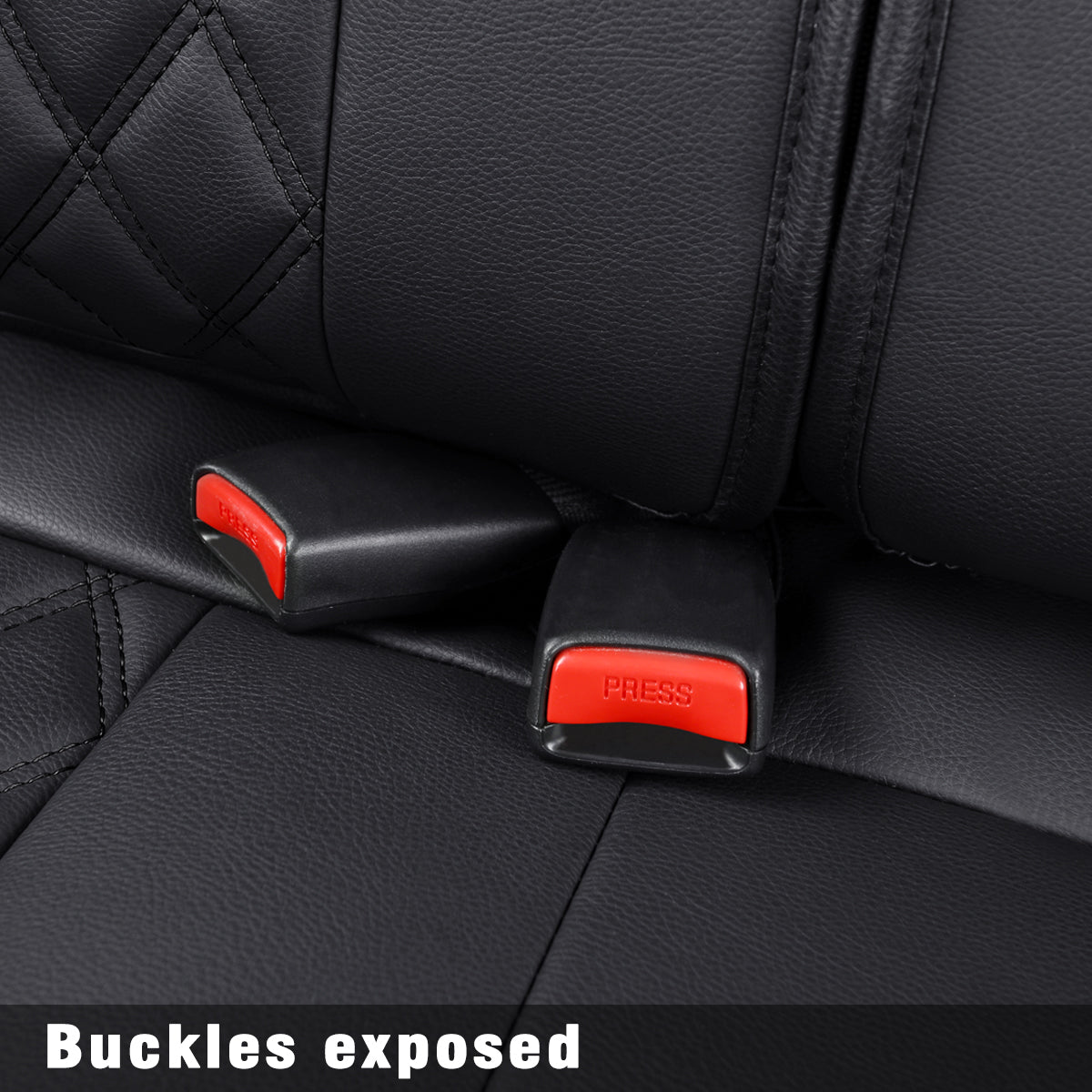 2018-2024 Titan Seat Covers leather Fit Nissan .SV. PRO-4X. Platinum Reserve .S. SL. Crew Caba and Extended Cab&Regular Cab truck Waterproof seat cover