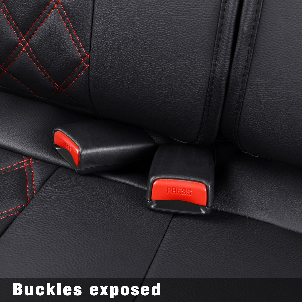 2018-2024 Titan Seat Covers leather Fit Nissan .SV. PRO-4X. Platinum Reserve .S. SL. Crew Caba and Extended Cab&Regular Cab truck Waterproof seat cover