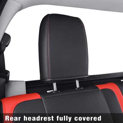 2018-2023 Titan Seat Covers Waterproof leather Fit Nissan SV PRO-4X Platinum Reserve S SL Crew Caba and Extended Cab&Regular Cab truck seat cover