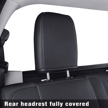 2018-2023 Titan Seat Covers Waterproof leather Fit Nissan SV PRO-4X Platinum Reserve S SL Crew Caba and Extended Cab&Regular Cab truck seat cover