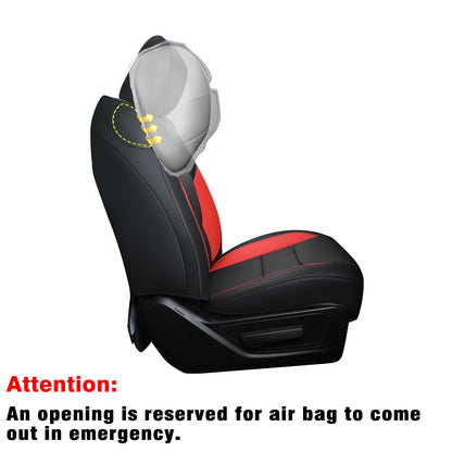 Ram 1500 2011-2019 2020 2021 2022 2023 2024 Crew Cab Waterproof Seat Covers FullSet, Custom Fit Ram Bighorn Laramie Limited Rebel Longhorn Pickup with 4/6 Split Rear Seat