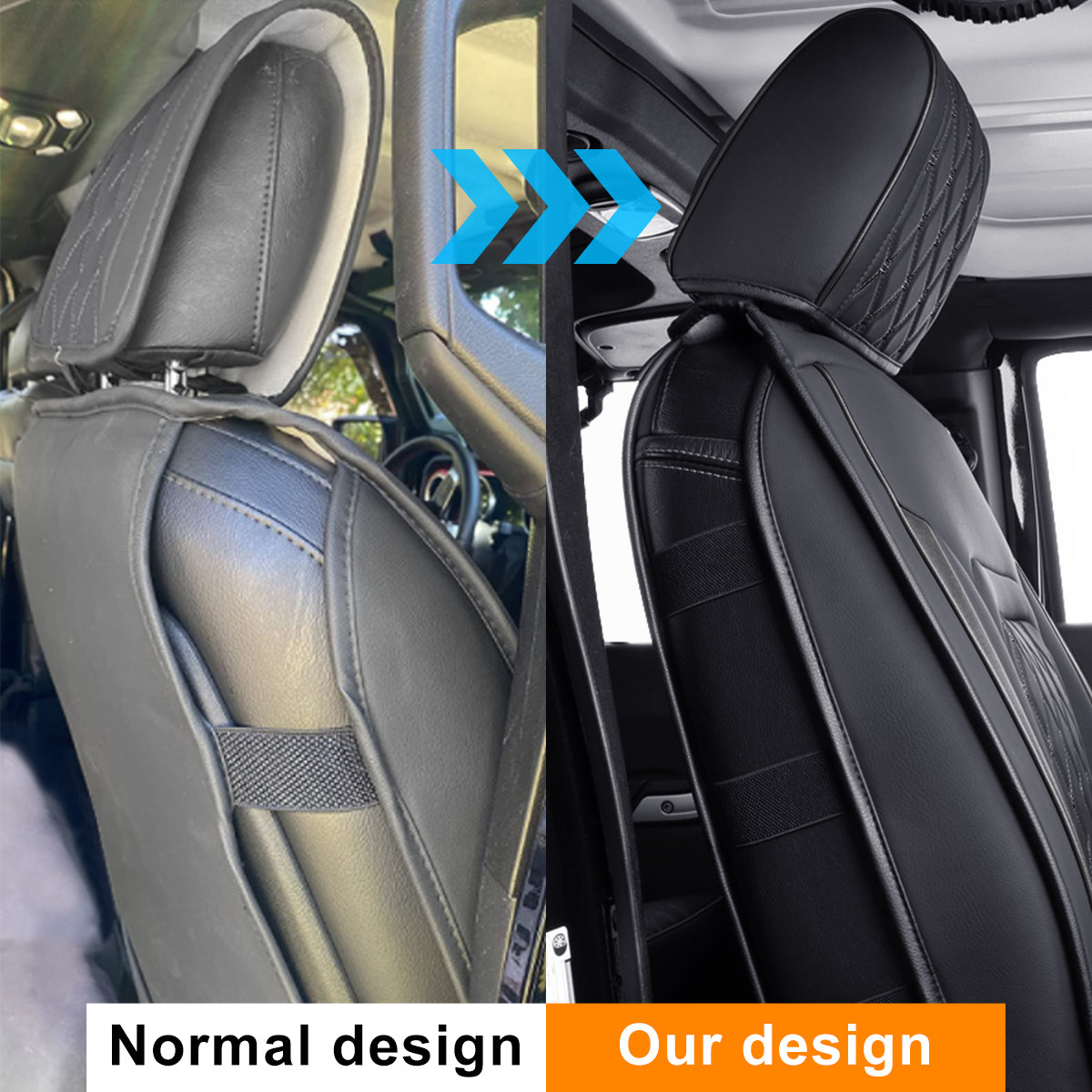 Jeep Wrangler JK JL Front Seat Covers Custom Fit 2/4 Door 2007-2024 Unlimited Rubicon 392 Sahara Willys Sport High Altitude Truck Pickup Waterproof Leather