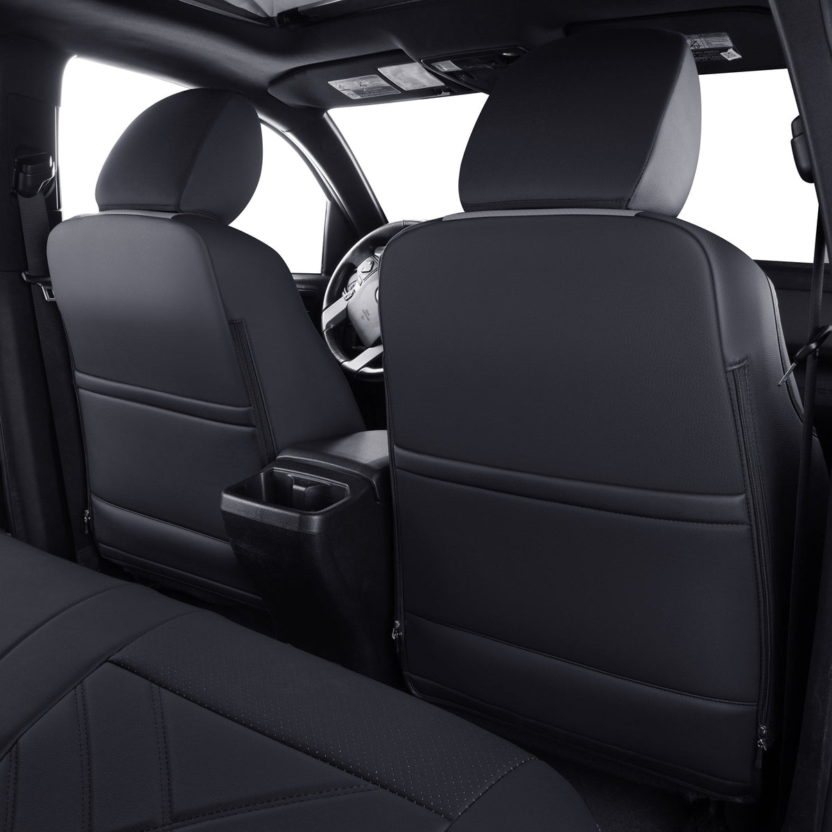 Tacoma Full Seat Covers, suitable for Tacoma 2016-2023 Seat covers for five persons double cab, artificial leather, four seasons available, breathable and comfortable