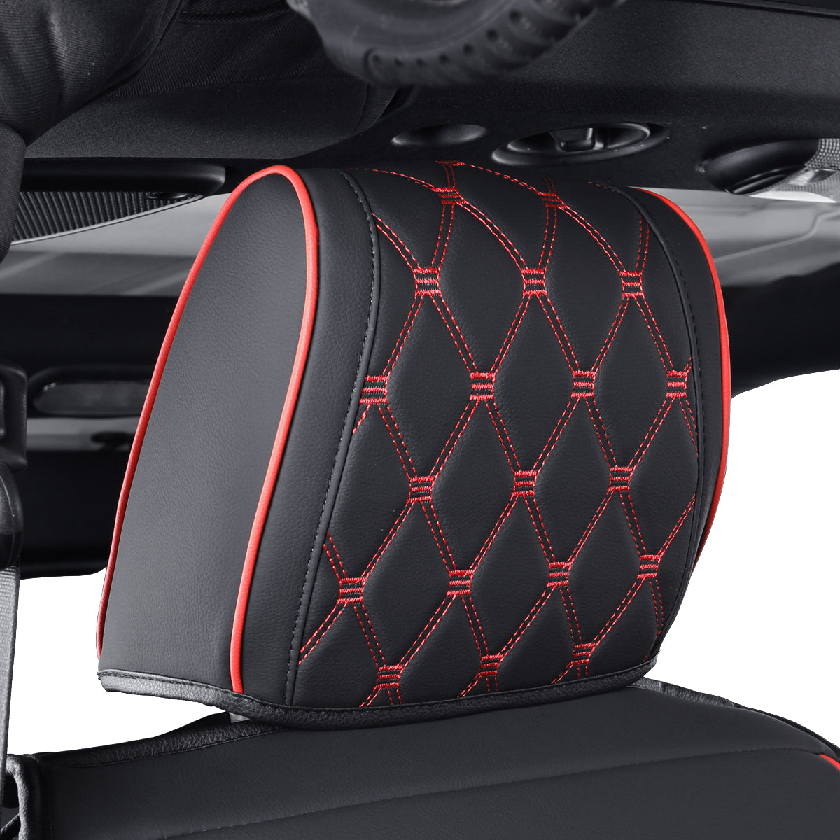 Jeep Wrangler JK JL Front Seat Covers Custom Fit 2/4 Door 2007-2024 Unlimited Rubicon 392 Sahara Willys Sport High Altitude Truck Pickup Waterproof Leather