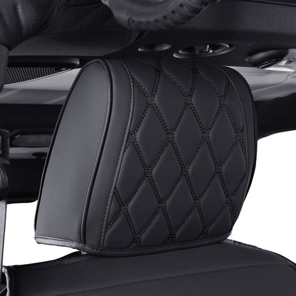Jeep Wrangler JK JL Front Seat Covers Custom Fit 2/4 Door 2007-2024 Unlimited Rubicon 392 Sahara Willys Sport High Altitude Truck Pickup Waterproof Leather