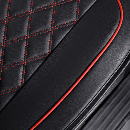 2018-2024 Titan Seat Covers leather Fit Nissan .SV. PRO-4X. Platinum Reserve .S. SL. Crew Caba and Extended Cab&Regular Cab truck Waterproof seat cover