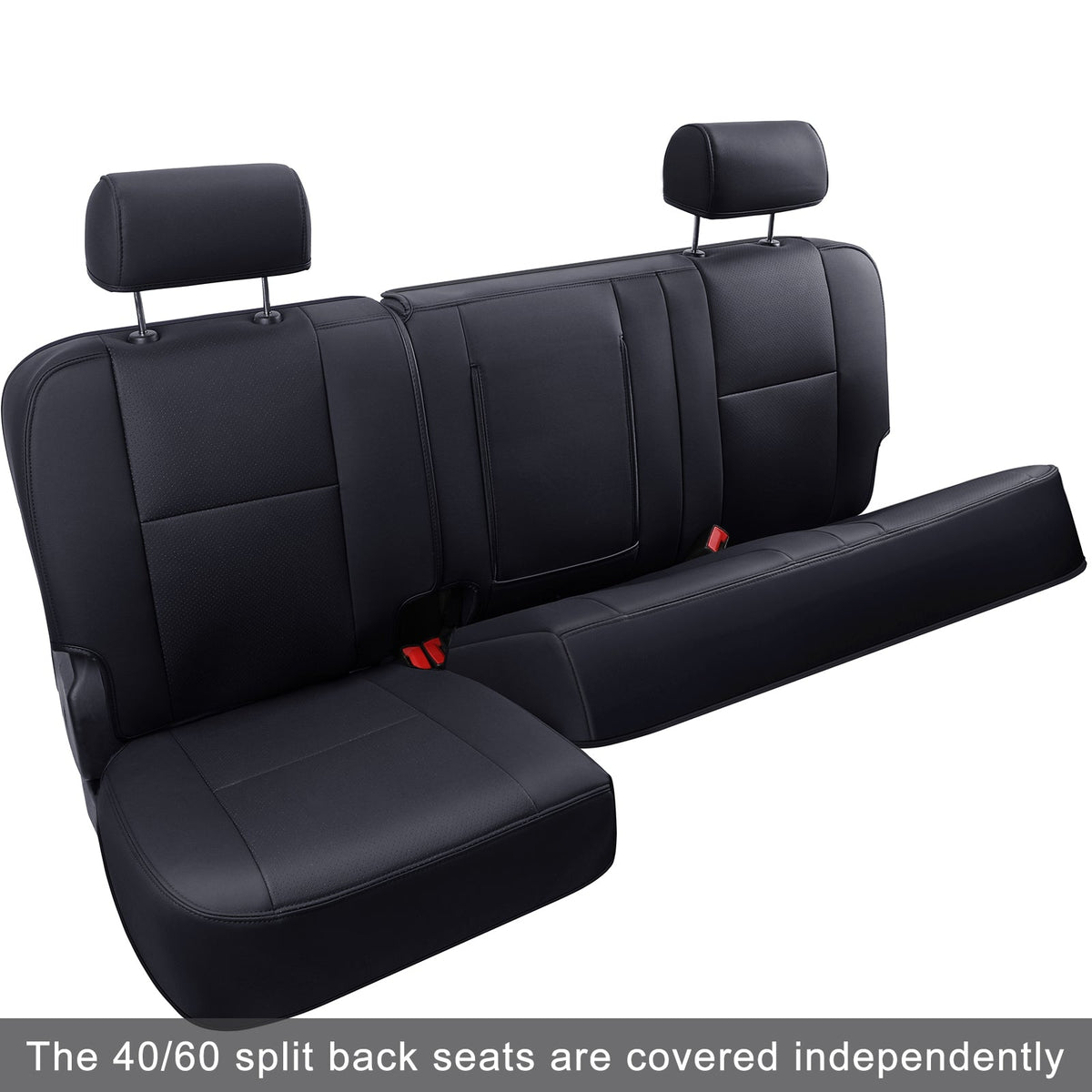 Custom Silverado Seat Covers 2007-2024 Chevrolet Silverado Sierra 1500/2500HD/3500HD crew, all-covered seat covers，dual, extended cab, waterproof leather, , all seasons