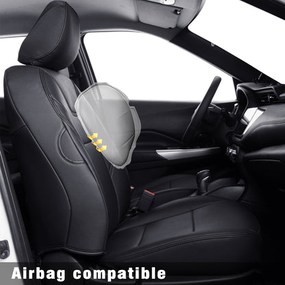Nissan Kicks Seat Covers Custom,Fit 2018-2024 Kicks Seat Covers SV,SR,S,Front Set,Full Set,  Waterproof artificial leather seat cover