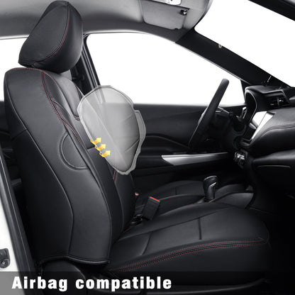 Nissan Kicks Seat Covers Custom,Fit 2018-2024 Kicks Seat Covers SV,SR,S,Front Set,Full Set,  Waterproof artificial leather seat cover