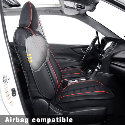 Subaru Forester Seat Covers Custom fit for 2014-2024 Outback and with Faux Leather Full Set Fit Premium Sport Wilderness Limited Touring Base with Waterproof