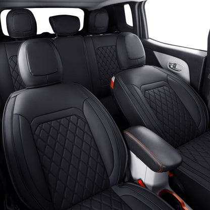Jeep Cherokee Seat Covers fit for 2014-2023 Jeep Cherokee with Faux Leather All seasons are good Resist claw marks seat covers