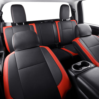 2018-2023 Titan Seat Covers Waterproof leather Fit Nissan SV PRO-4X Platinum Reserve S SL Crew Caba and Extended Cab&Regular Cab truck seat cover