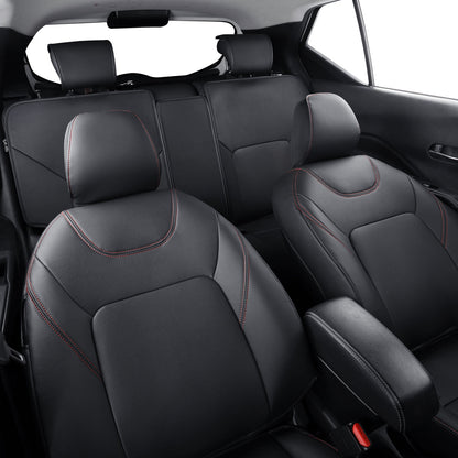 Nissan Kicks Seat Covers Custom,Fit 2018-2024 Kicks Seat Covers SV,SR,S,Front Set,Full Set,  Waterproof artificial leather seat cover
