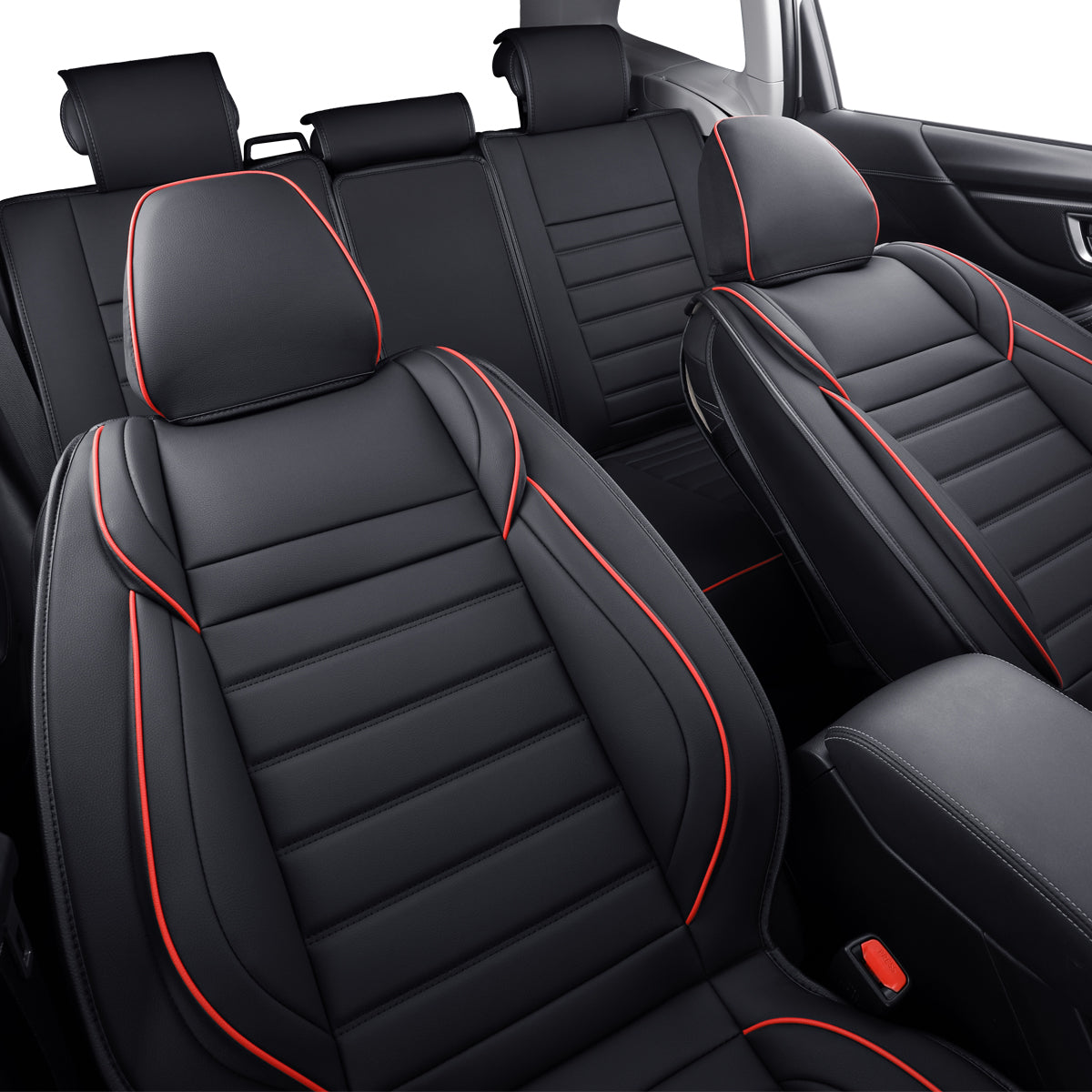 Subaru Forester Seat Covers Custom fit for 2014-2024 Outback and with Faux Leather Full Set Fit Premium Sport Wilderness Limited Touring Base with Waterproof