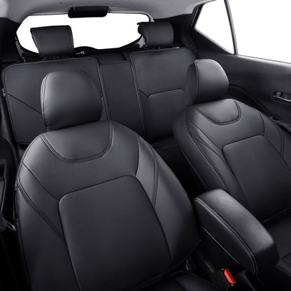 Nissan Kicks Seat Covers Custom,Fit 2018-2024 Kicks Seat Covers SV,SR,S,Front Set,Full Set,  Waterproof artificial leather seat cover