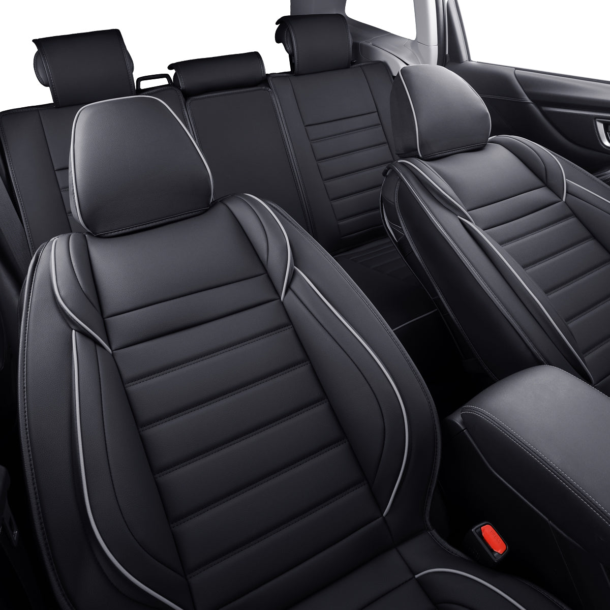 Subaru Forester Seat Covers Custom fit for 2014-2024 Outback and with Faux Leather Full Set Fit Premium Sport Wilderness Limited Touring Base with Waterproof