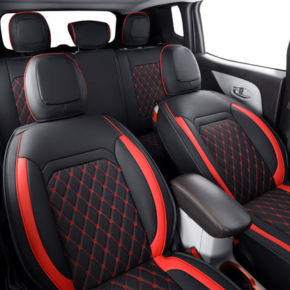 Jeep Cherokee Seat Covers fit for 2014-2023 Jeep Cherokee with Faux Leather All seasons are good Resist claw marks seat covers