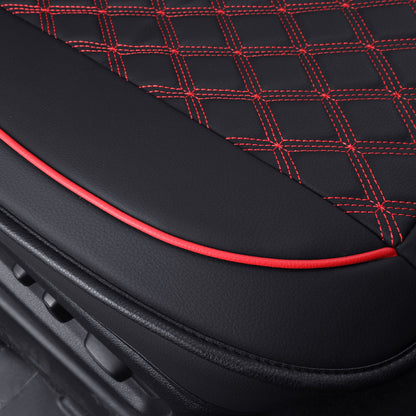 Chevy Silverado GMC Sierra Truck Seat Covers Trail Boss Z71 Pickup 2007-2024 1500 2500HD 3500HD Crew Double Extended Cab Waterproof Leather