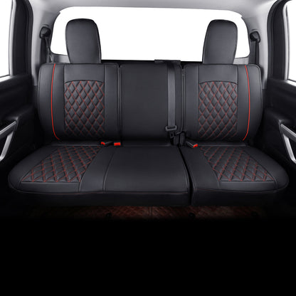 2018-2024 Titan Seat Covers leather Fit Nissan .SV. PRO-4X. Platinum Reserve .S. SL. Crew Caba and Extended Cab&Regular Cab truck Waterproof seat cover