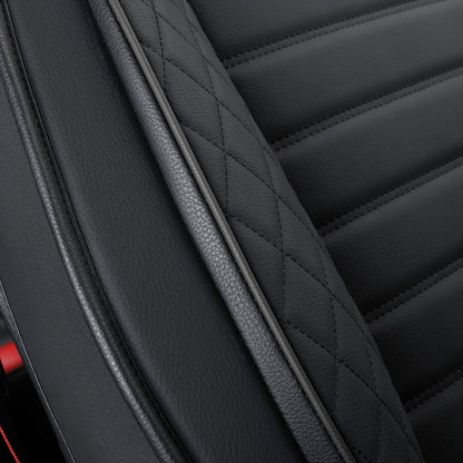 F150 Seat Covers Full Set with Waterproof Leather, Automotive Vehicle Cushion Cover for Cars SUV Pick-up Truck Fit for 2009 to 2024 Ford F150 Carhartt and 2017 to 2023 F250 F350 F450