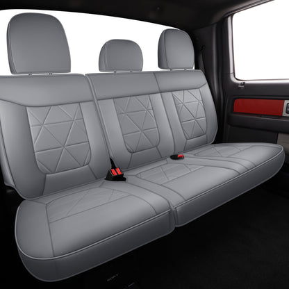 Ford F150 Seat Covers,For 2009-2014 F150 CrewCab 2011-2016 F250 F350 Waterproof faux leather All seasons are good Free delivery