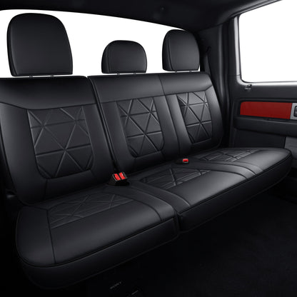 Ford F150 Seat Covers,For 2009-2014 F150 CrewCab 2011-2016 F250 F350 Waterproof faux leather All seasons are good Free delivery