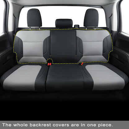 Custom Silverado Seat Covers 2007-2024 Chevrolet Silverado Sierra 1500/2500HD/3500HD crew, all-covered seat covers，dual, extended cab, waterproof leather, , all seasons