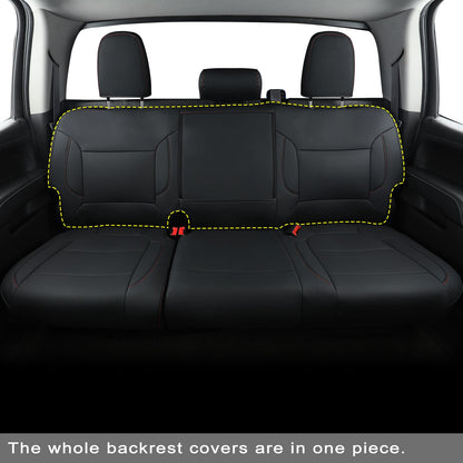 Custom Silverado Seat Covers 2007-2024 Chevrolet Silverado Sierra 1500/2500HD/3500HD crew, all-covered seat covers，dual, extended cab, waterproof leather, , all seasons