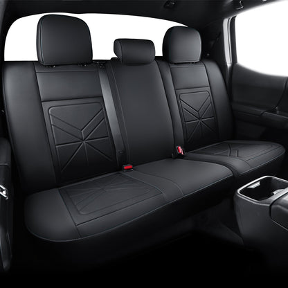 2005-2023 Tacoma Seat Covers Custom Double Cab,Waterproof leather seat cover, all seasons including trims like SR, SR5, Limited, TRD Off Road, TRD Pro, TRD Sport, etc. comfortable and breathable