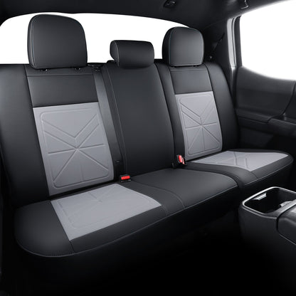 2005-2023 Tacoma Seat Covers Custom Double Cab,Waterproof leather seat cover, all seasons including trims like SR, SR5, Limited, TRD Off Road, TRD Pro, TRD Sport, etc. comfortable and breathable
