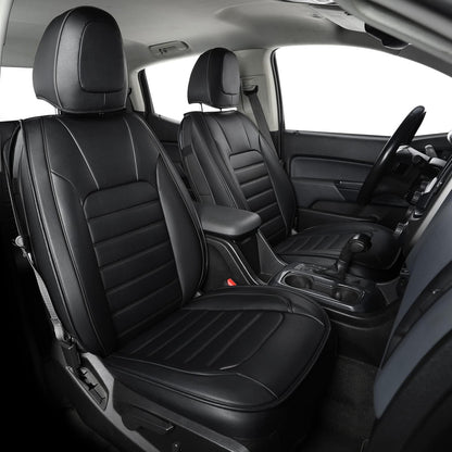 Colorado Seat Covers suitable for Chevrolet 2015-2022 Colorado cab Z71 LT ZR2 work truck and 2015-2024 GMC Canyon fully enclosed seat cover with waterproof faux leather