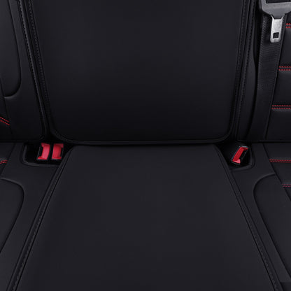 Silverado Seat Covers Fit for 2007-2024 Chevy Silverado Sierra 1500/2500 HD / 3500 HD Crew,Double,Extended Cab with Water Proof Faux Leather