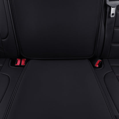 Silverado Seat Covers Fit for 2007-2024 Chevy Silverado Sierra 1500/2500 HD / 3500 HD Crew,Double,Extended Cab with Water Proof Faux Leather