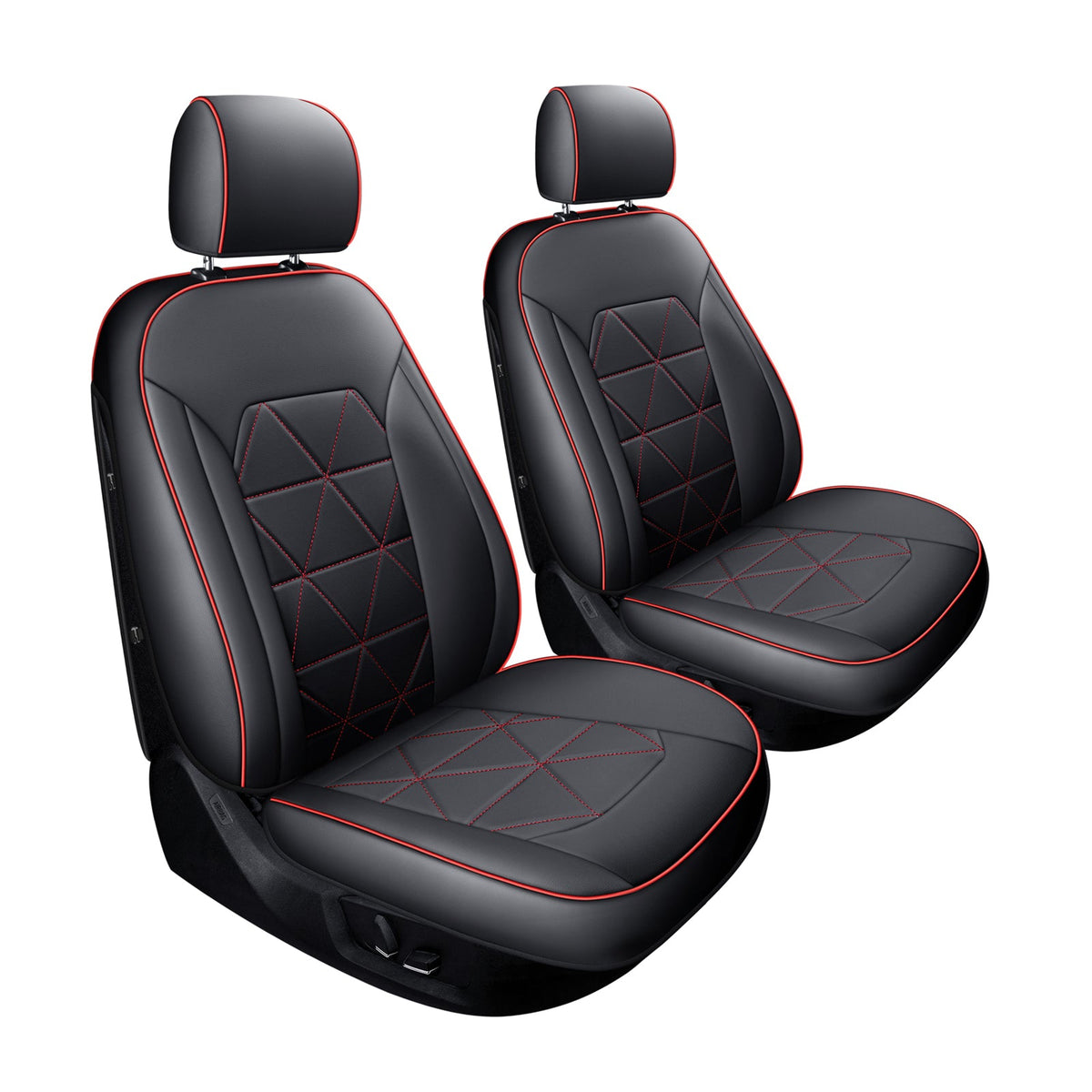 F150 Seat Covers For 2015-2024 F150 CrewCab&2017-2020 F250,F350,F450 CrewCab Waterproof Faux leather