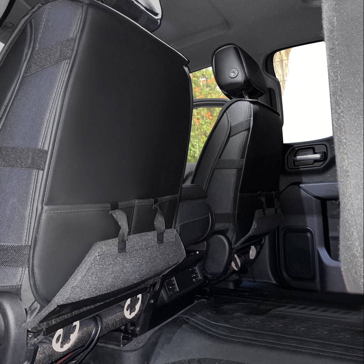 Silverado Seat Covers Fit for 2007-2024 Chevy Silverado Sierra 1500/2500 HD / 3500 HD Crew,Double,Extended Cab with Water Proof Faux Leather