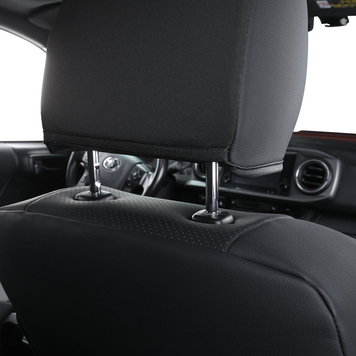 Tacoma Full Seat Covers, suitable for Tacoma 2016-2023 Seat covers for five persons double cab, artificial leather, four seasons available, breathable and comfortable