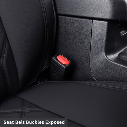 Tacoma Full Seat Covers, suitable for Tacoma 2016-2023 Seat covers for five persons double cab, artificial leather, four seasons available, breathable and comfortable