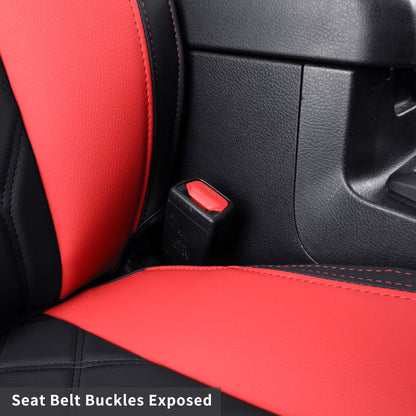 Tacoma Full Seat Covers, suitable for Tacoma 2016-2023 Seat covers for five persons double cab, artificial leather, four seasons available, breathable and comfortable