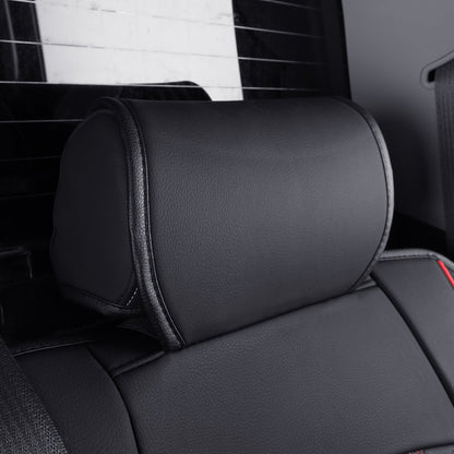 Chevy Silverado GMC Sierra Truck Seat Covers Trail Boss Z71 Pickup 2007-2024 1500 2500HD 3500HD Crew Double Extended Cab Waterproof Leather
