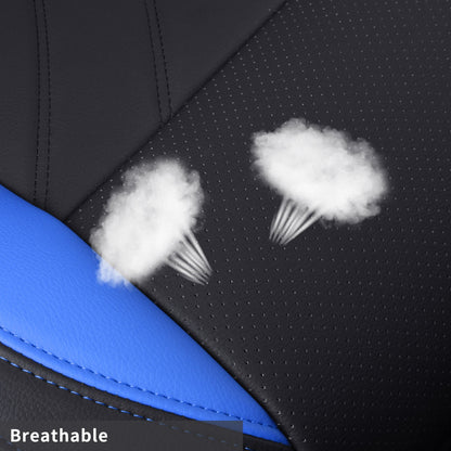 Tacoma Full Seat Covers, suitable for Tacoma 2016-2023 Seat covers for five persons double cab, artificial leather, four seasons available, breathable and comfortable