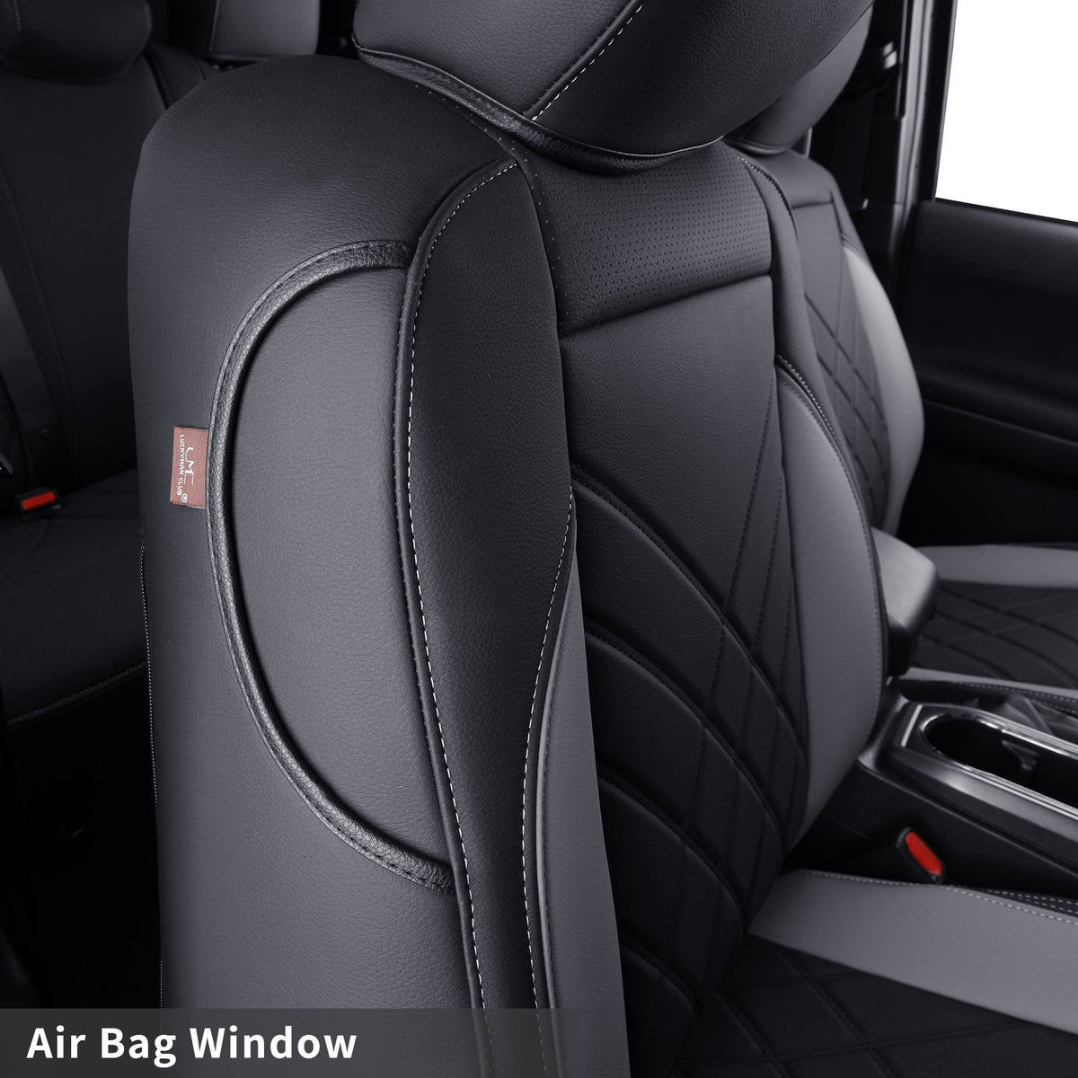 Tacoma Full Seat Covers, suitable for Tacoma 2016-2023 Seat covers for five persons double cab, artificial leather, four seasons available, breathable and comfortable