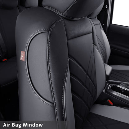 Tacoma Full Seat Covers, suitable for Tacoma 2016-2023 Seat covers for five persons double cab, artificial leather, four seasons available, breathable and comfortable