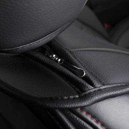 F150 Faux Leather Seat Covers Fit for 2009-2024 F150 SuperCrew and 2009-2024 F250 F350 F450 Super Duty Crew Cab Pickup Trucks