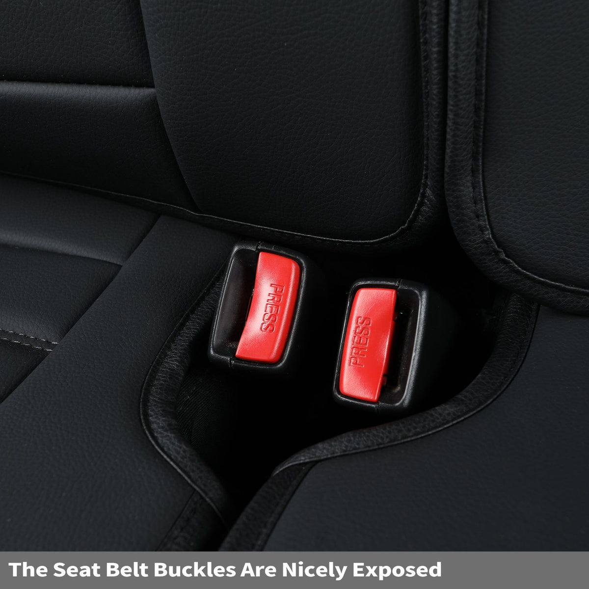F150 Seat Covers Full Set with Waterproof Leather, Automotive Vehicle Cushion Cover for Cars SUV Pick-up Truck Fit for 2009 to 2024 Ford F150 Carhartt and 2017 to 2023 F250 F350 F450