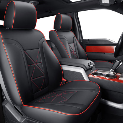 Ford F150 Seat Covers,For 2009-2014 F150 CrewCab 2011-2016 F250 F350 Waterproof faux leather All seasons are good Free delivery