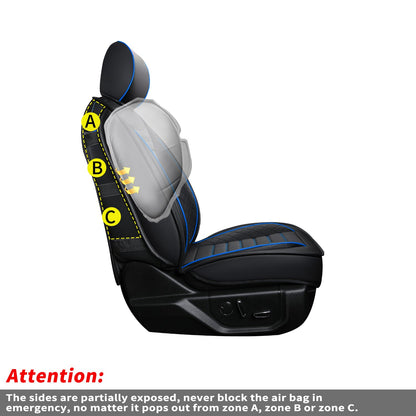 F150 Seat Covers Full Set with Waterproof Leather, Automotive Vehicle Cushion Cover for Cars SUV Pick-up Truck Fit for 2009 to 2024 Ford F150 Carhartt and 2017 to 2023 F250 F350 F450